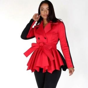Colorblock Coat